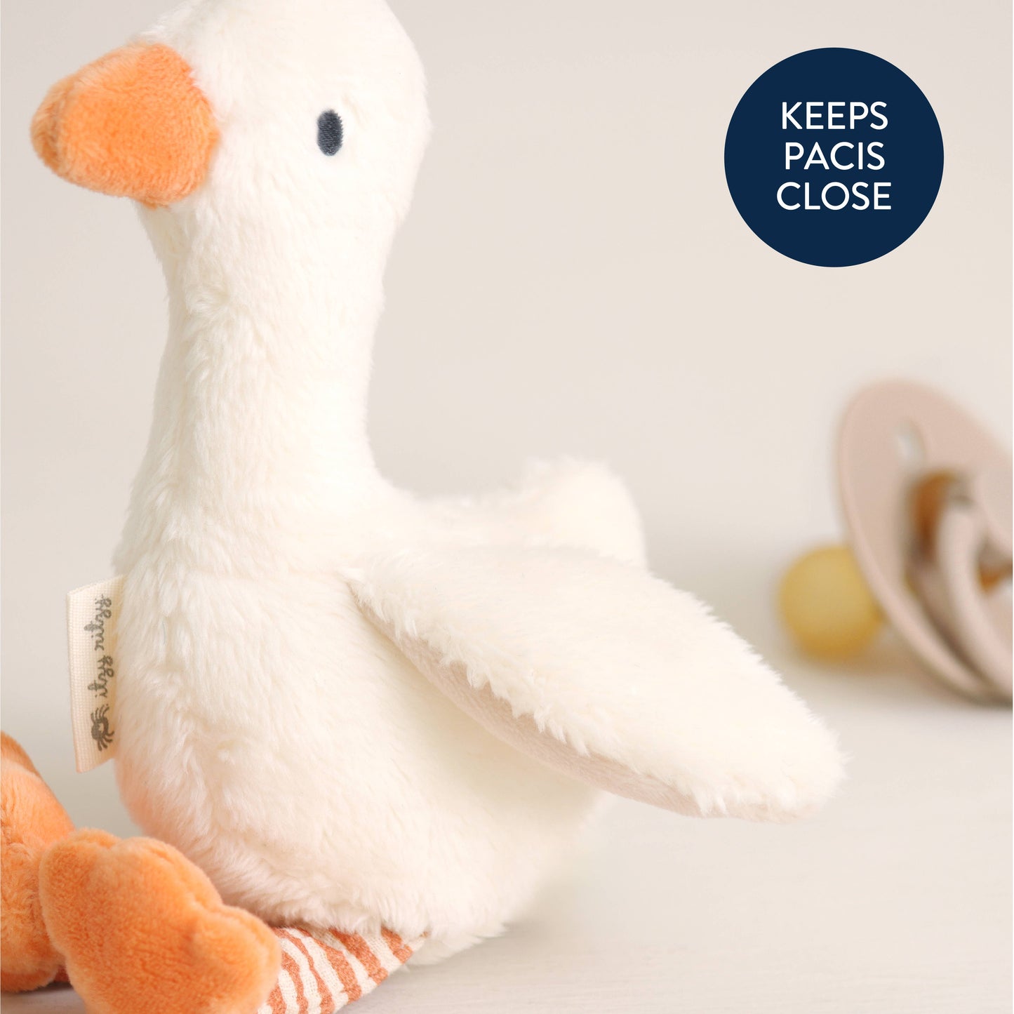 Bitzy Pal Natural Rubber Pacifier & Plush