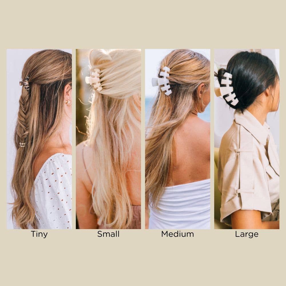 Classic Hair Clip | Small | Blonde Tortoise