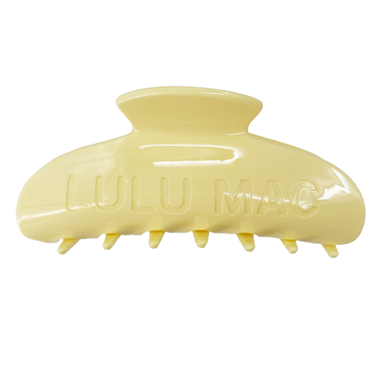 LULU MAC HAIR CLIPS - Light Yellow