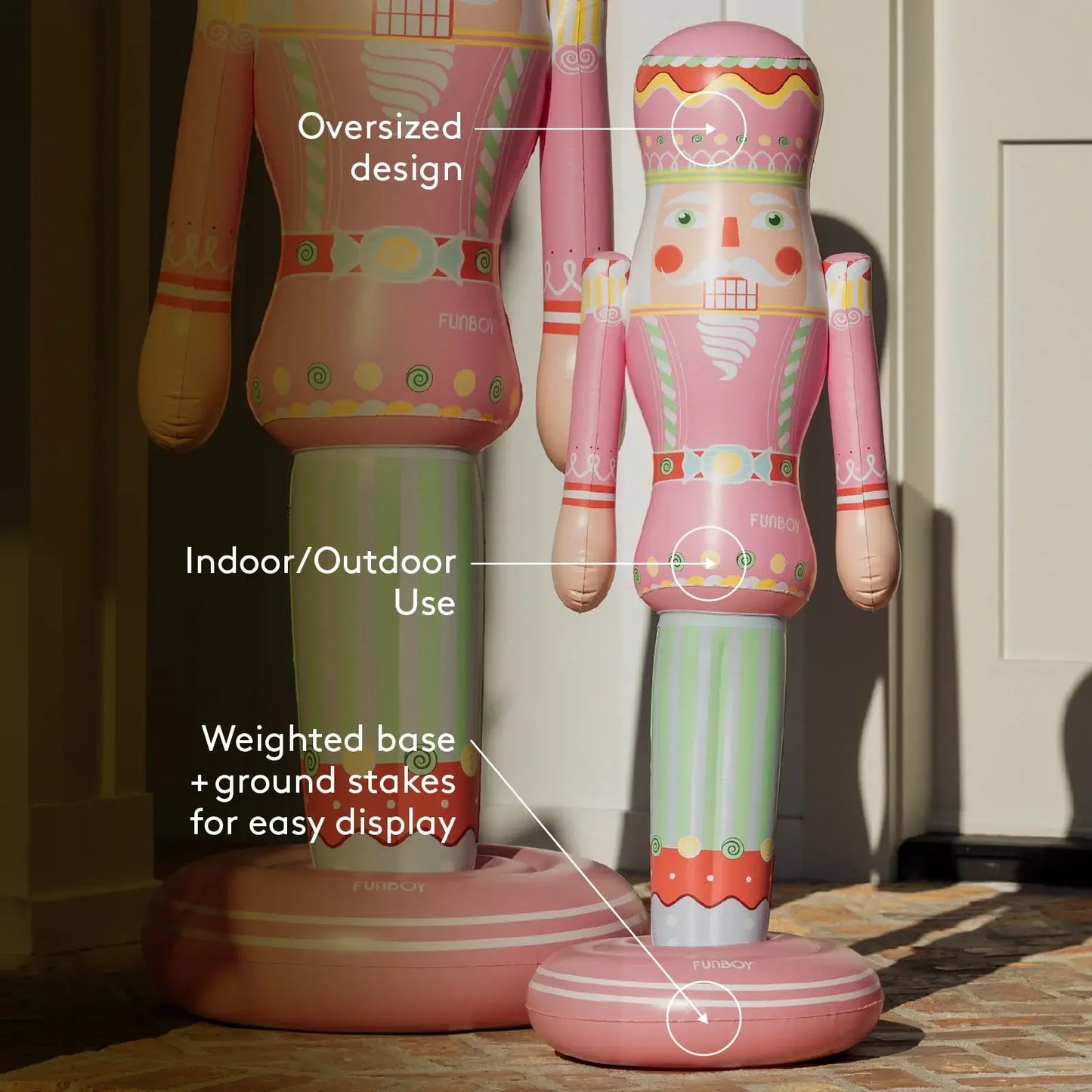 Candy Inflatable Nutcracker - 3.5 ft