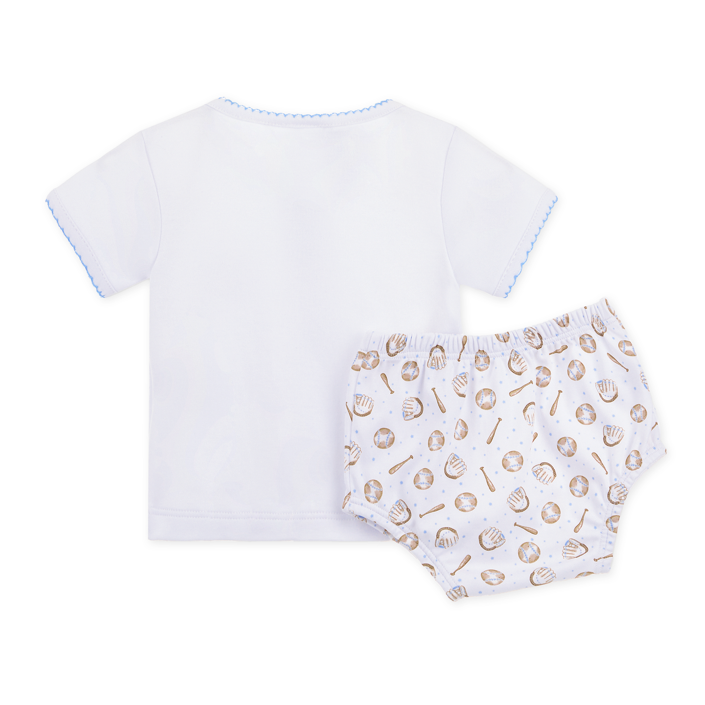 Precious Lil' Sluggers Diaper Cover Set - Light Blue