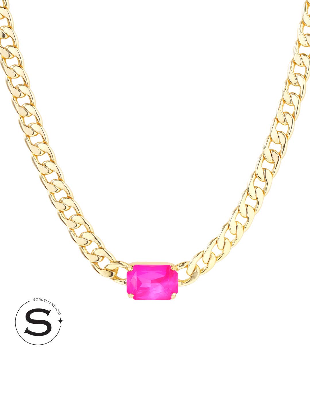 Studio Emerald-Cut Pendant Necklace