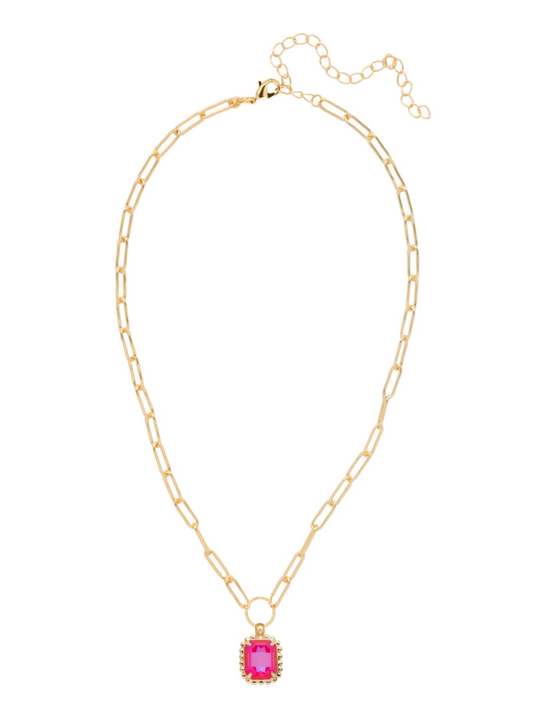 Octavia Scalloped Pendant Necklace