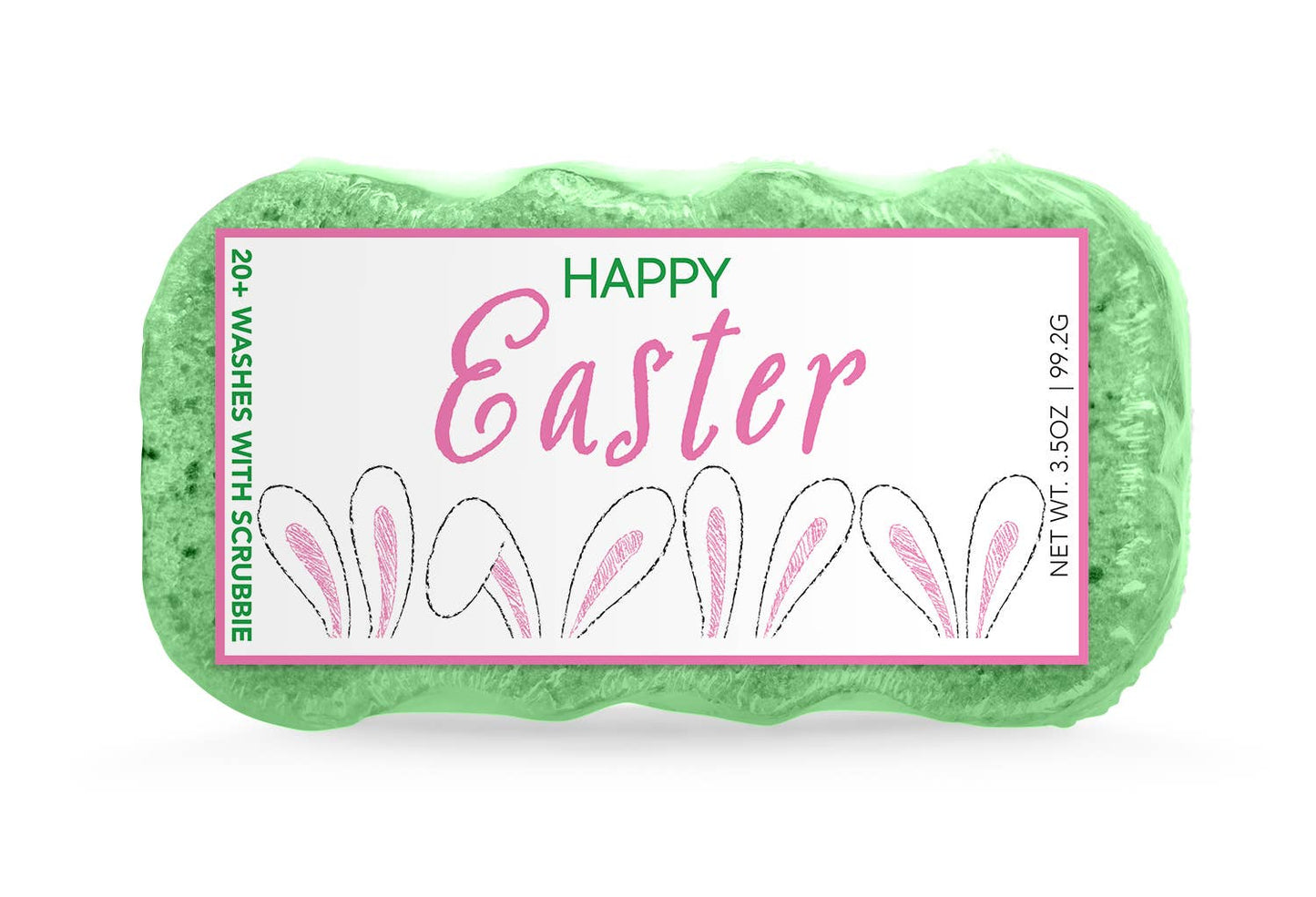 Happy Easter Body Bar Sponge | Seaside | Green
