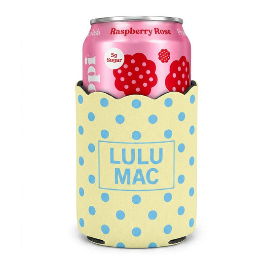 Yellow/Blue Dot Koozie