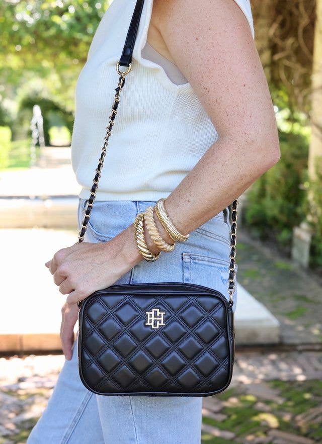 Bryce Crossbody BLACK QUILTED DQ