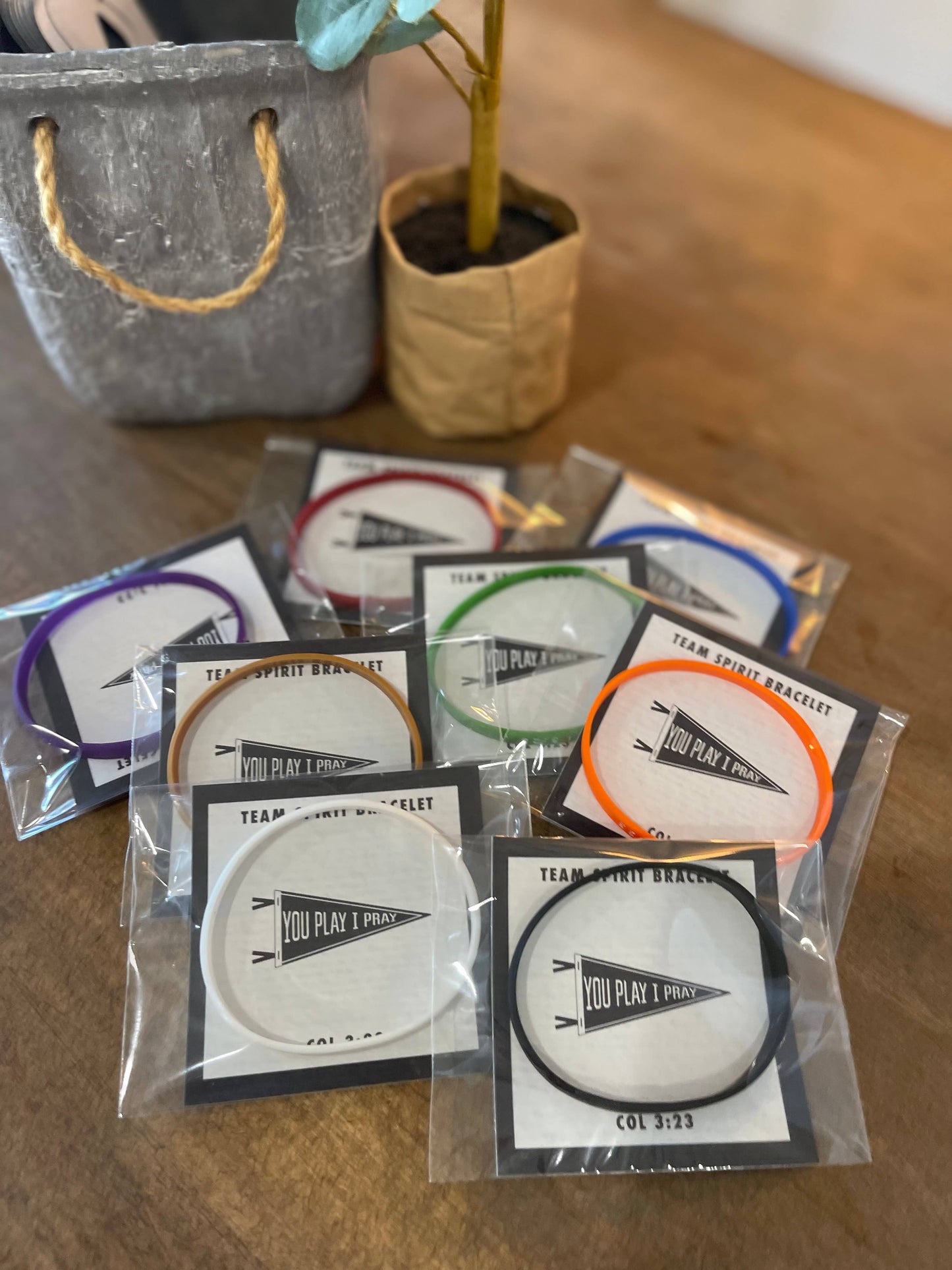  Team Spirit Bracelets | Christian Gameday Gift | Sport Mom