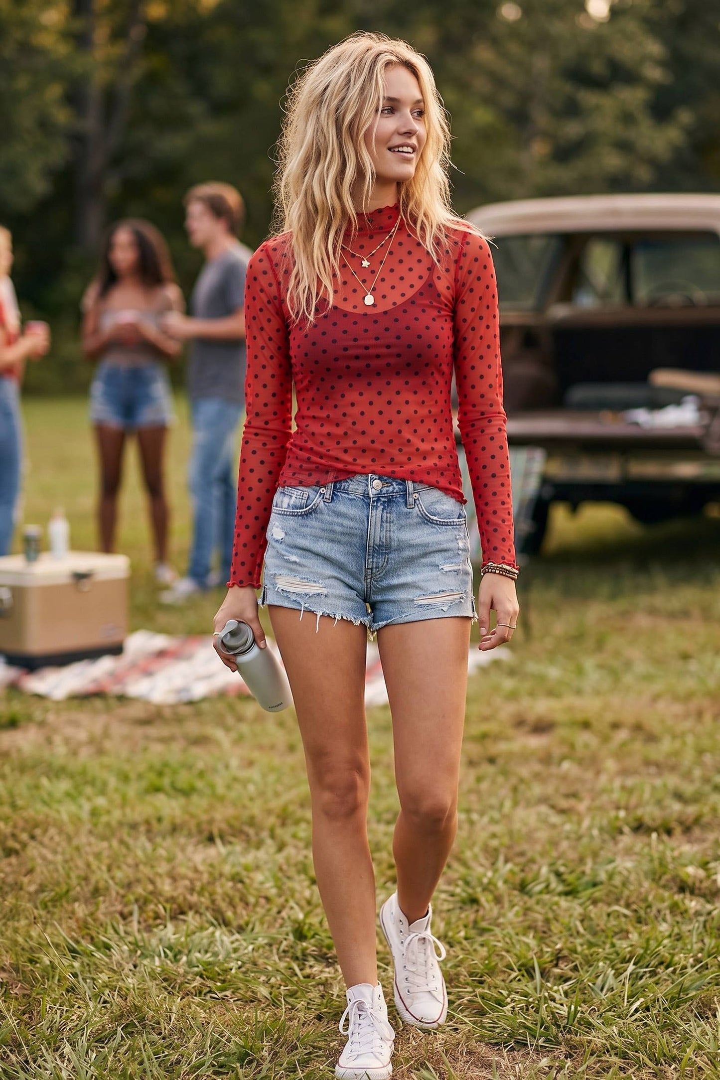 Game Day Mesh Top