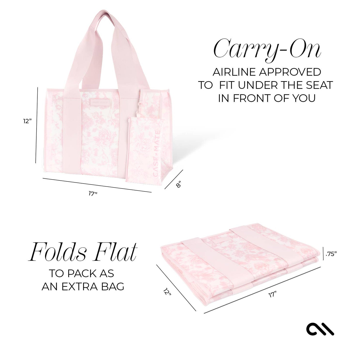 Case-Mate Jelly Tote Shoulder Bag Ballet Pink Afternoon Rosé