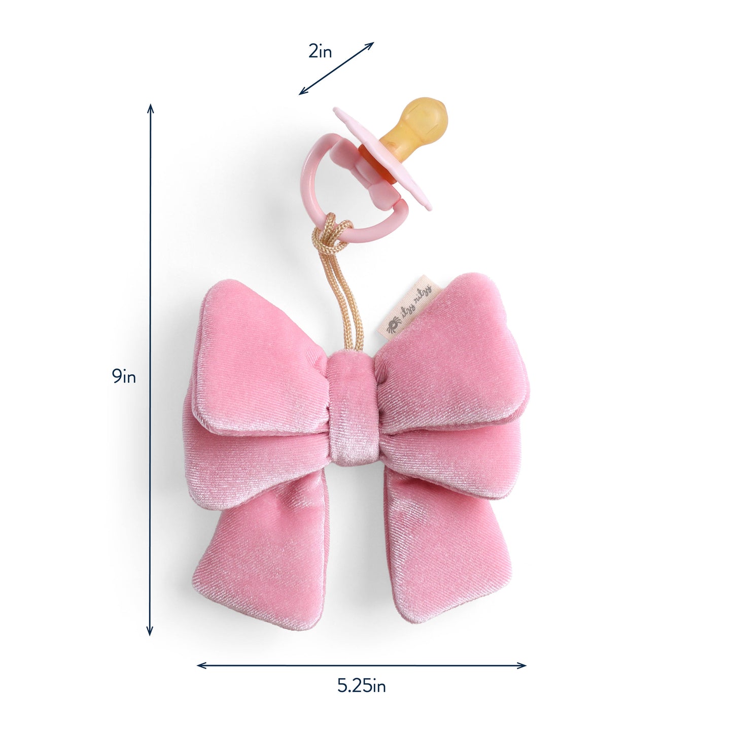Bitzy Pal Natural Rubber Pacifier & Plush