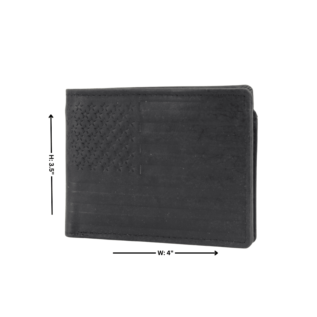 American Flag Embossed Wallet