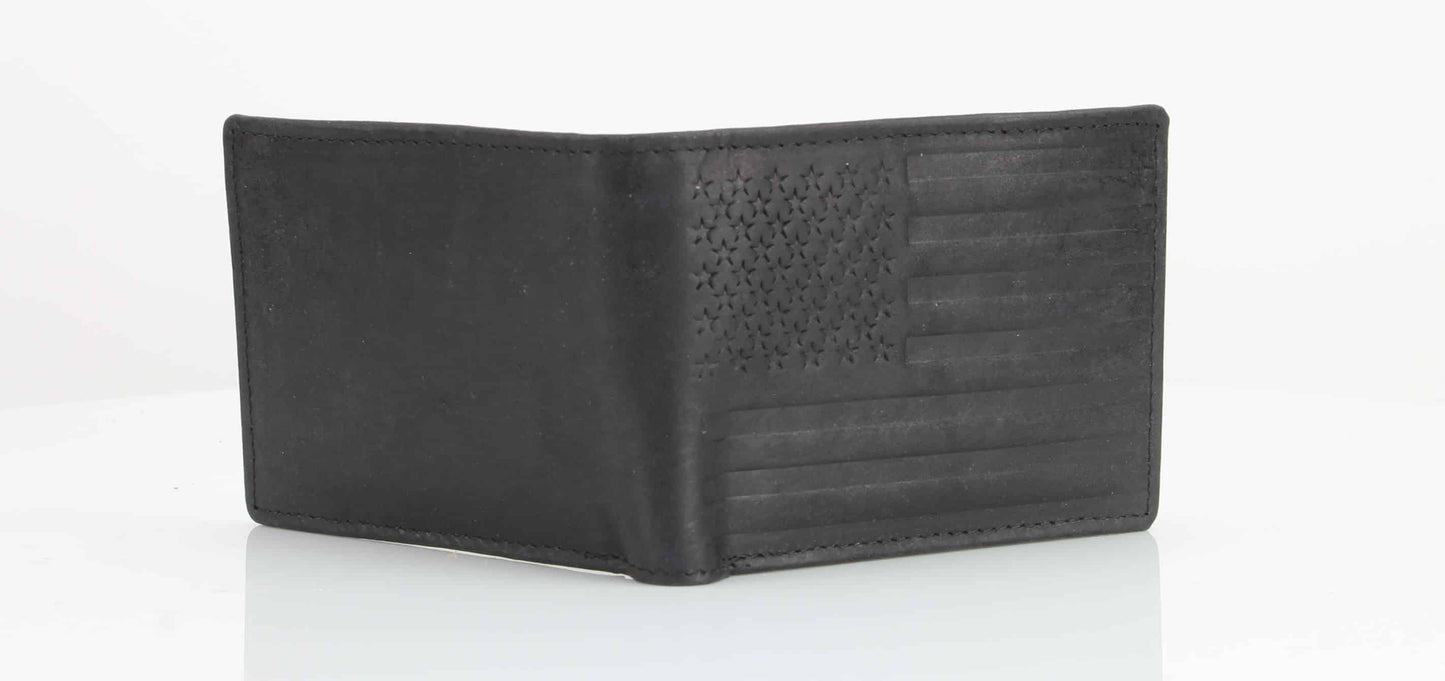 American Flag Embossed Wallet