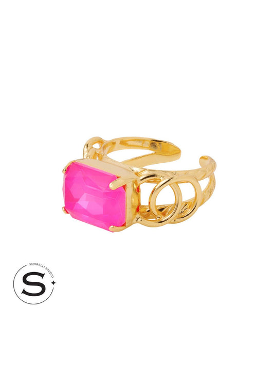 Studio Emerald-Cut Cocktail Ring