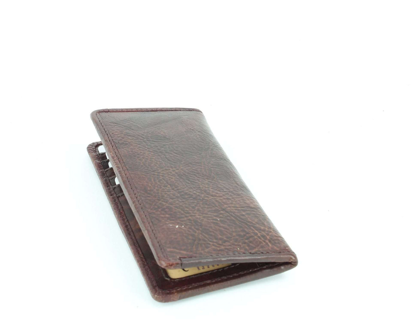 Tooled leather Western rodeo wallet