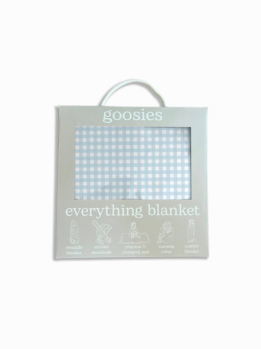Blue Gingham Everything Blanket