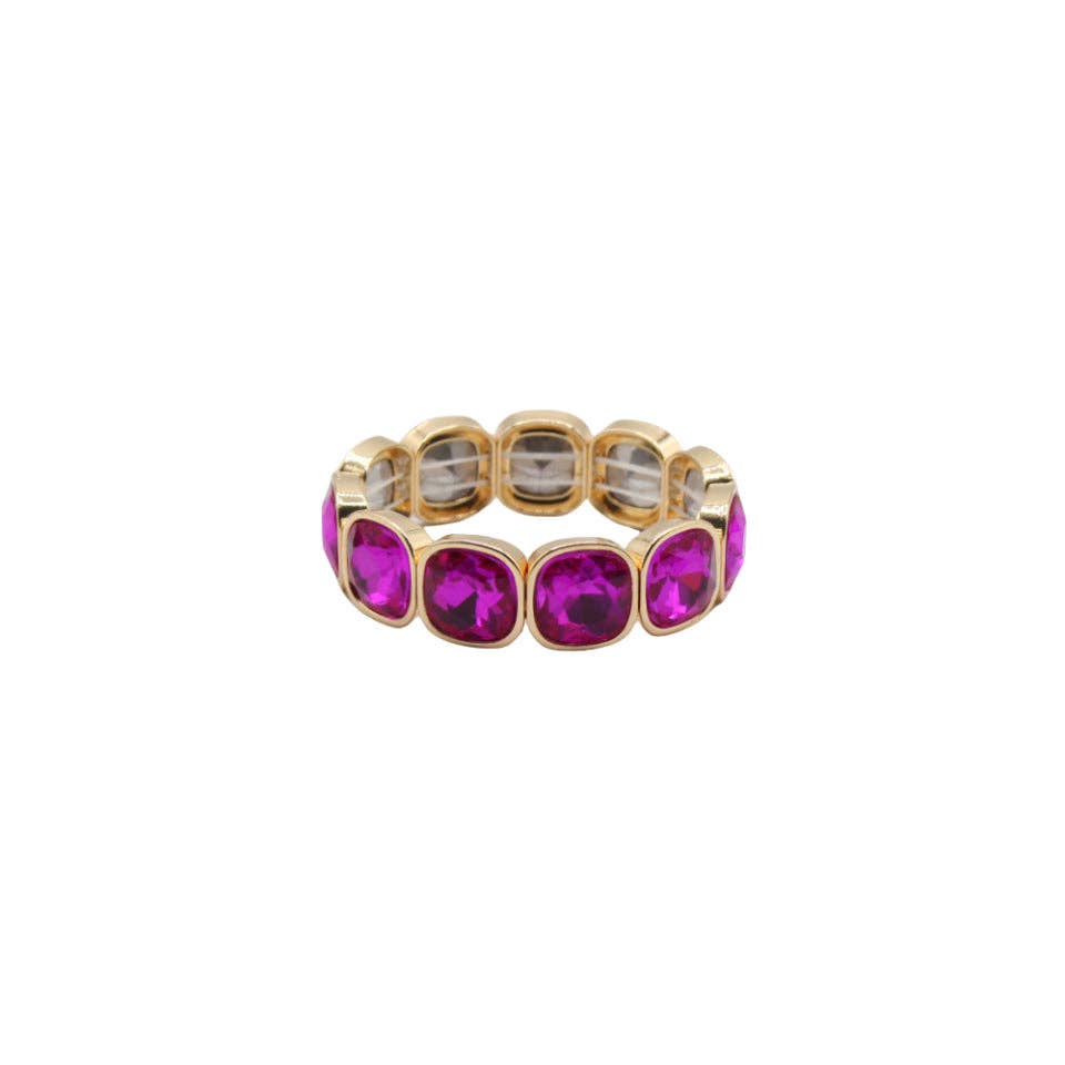 Glass Cuff Crystal