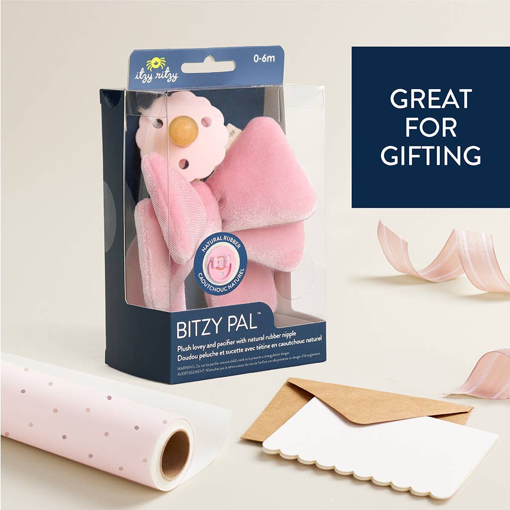 Bitzy Pal Natural Rubber Pacifier & Plush