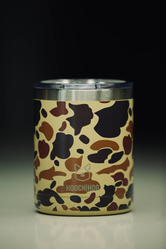 Hooch|Hog 10 oz Old School Camouflage Lowball