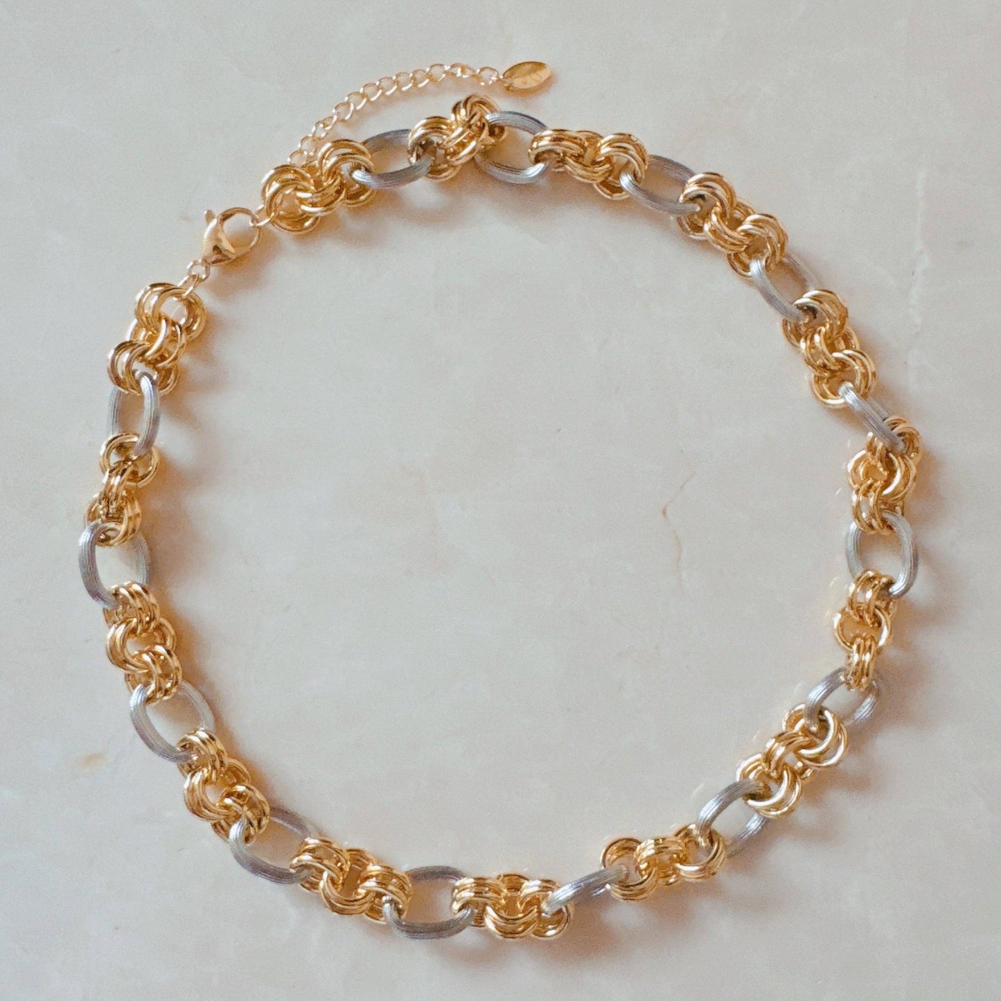 Two Tone Chain Necklace