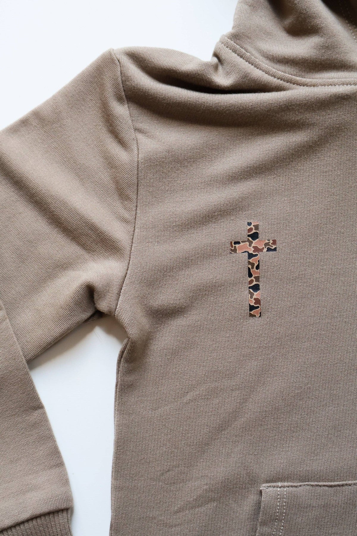 In the Lord's Army Tan Kids Hoodie