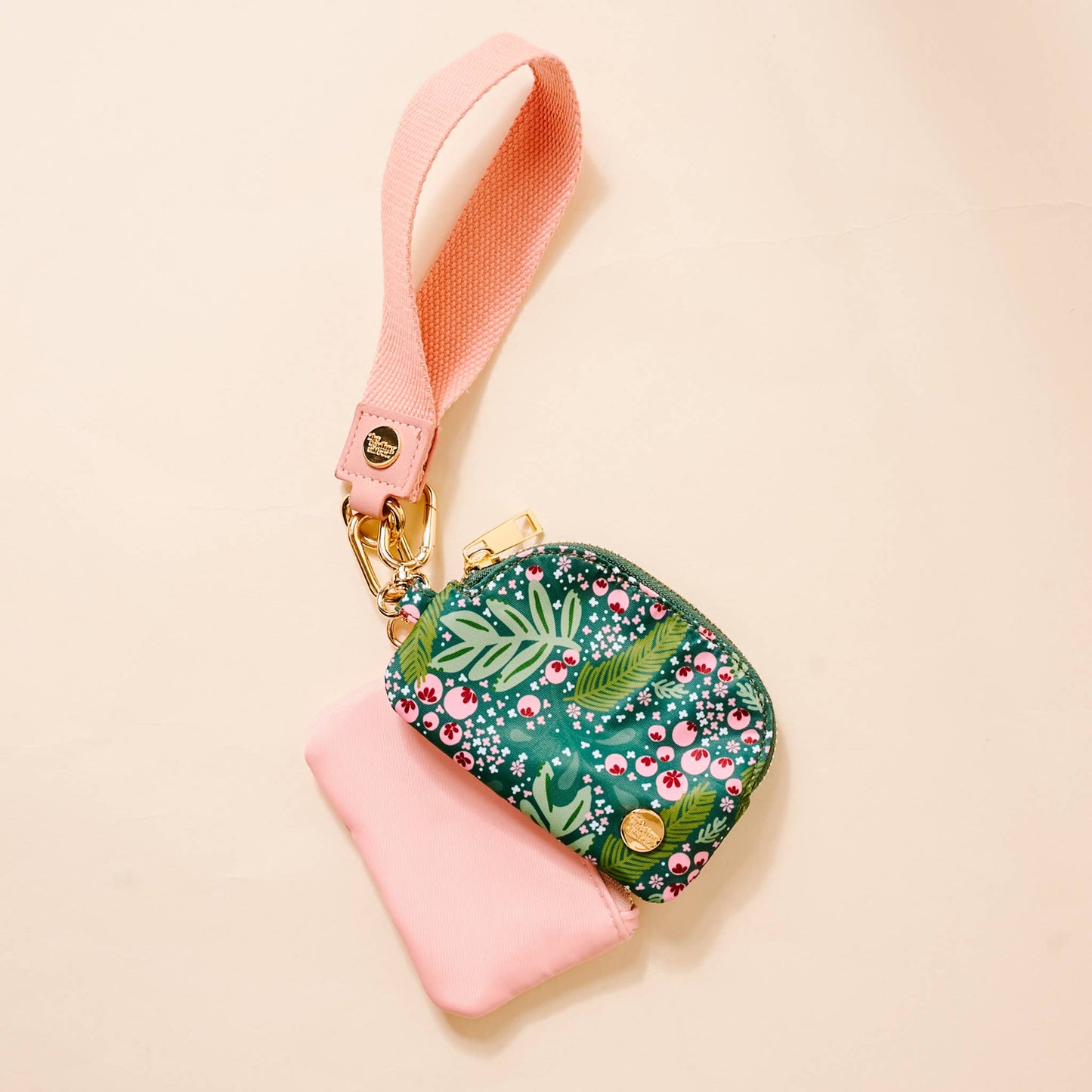 Dynamic Duo Pouch Wristlet-Jolly Sprig