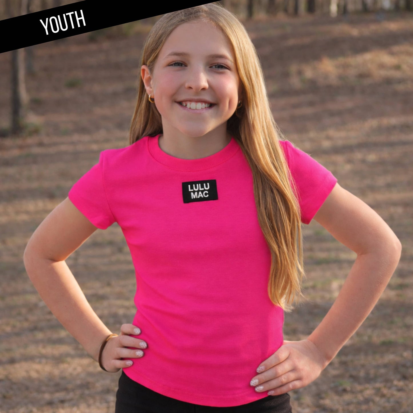 Youth Baby Doll Top - Hot Pink