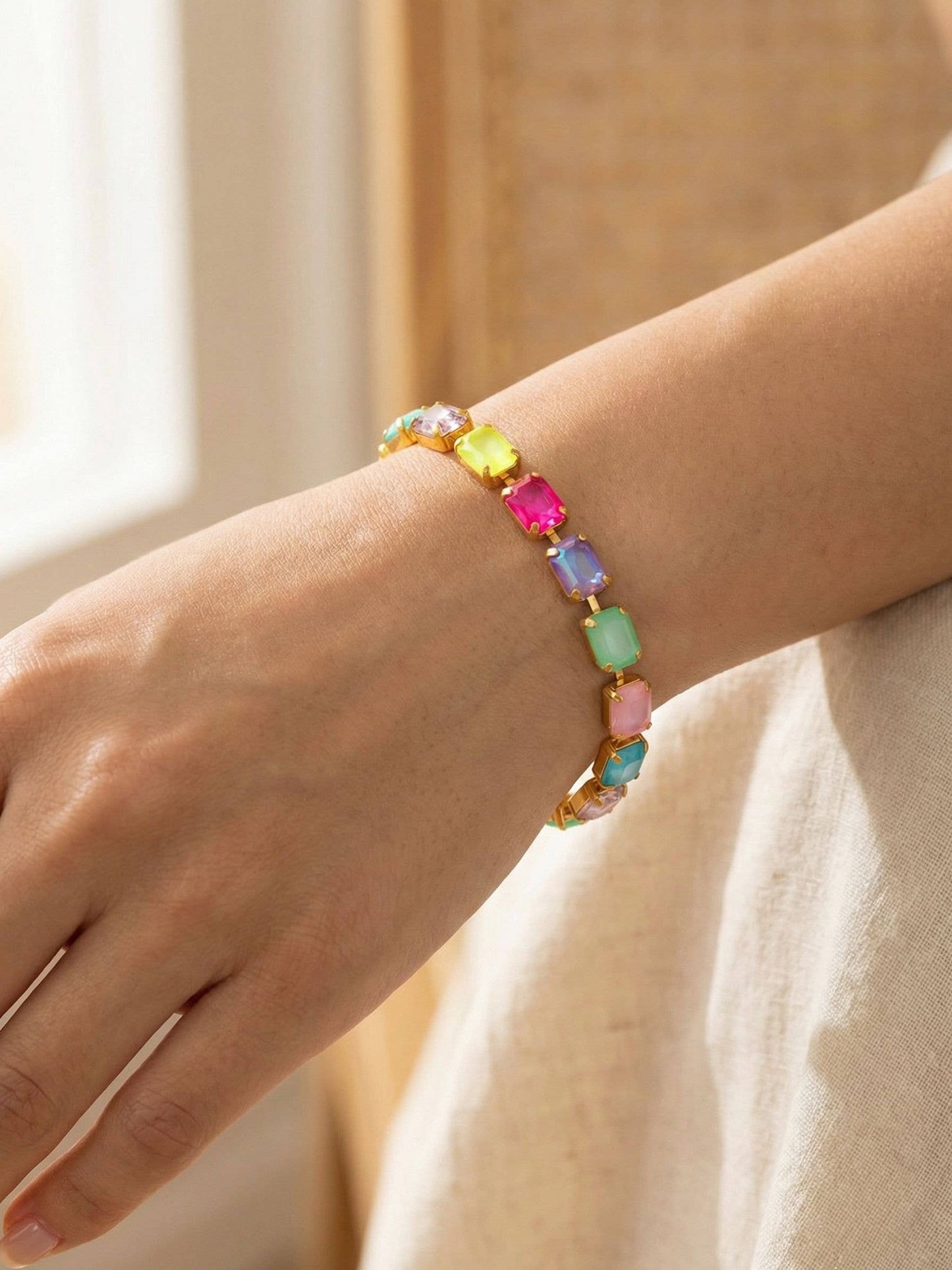 Octavia Repeating Tennis Bracelet
