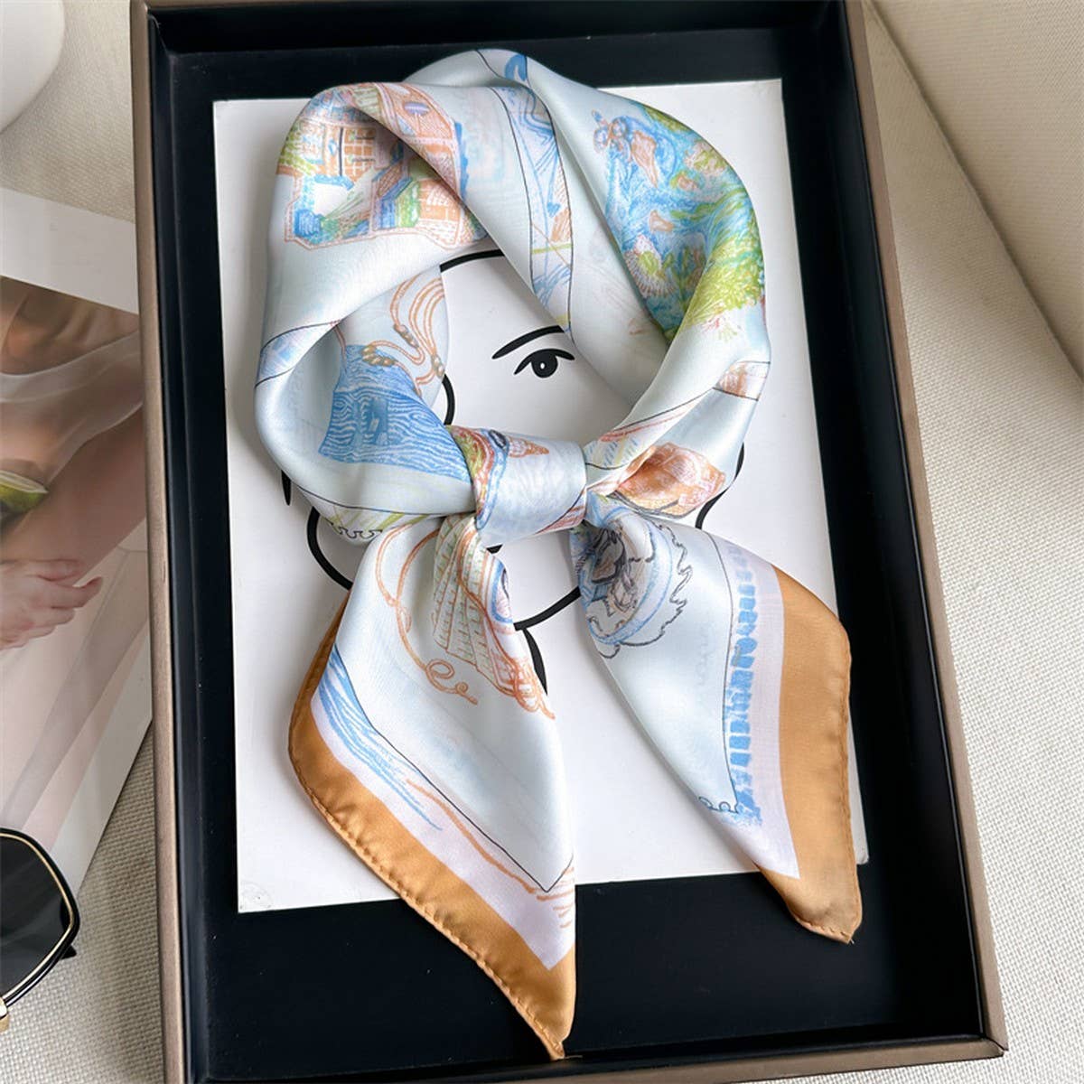 Silky Summer Sun Protection Scarf