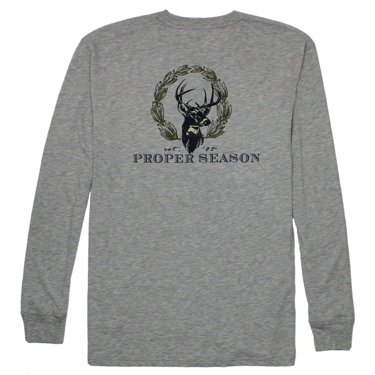 Proper Season Long Sleeve Tee: Heather Grey