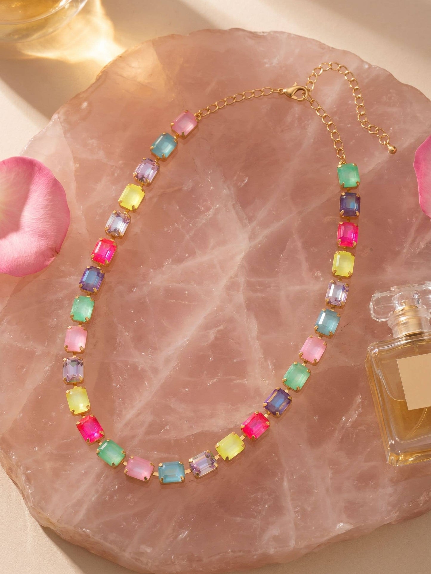 Octavia Repeating Tennis Necklace-Candy Carnival