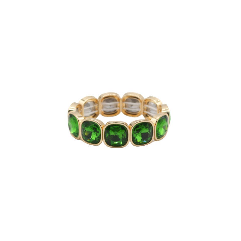 Glass Cuff Crystal