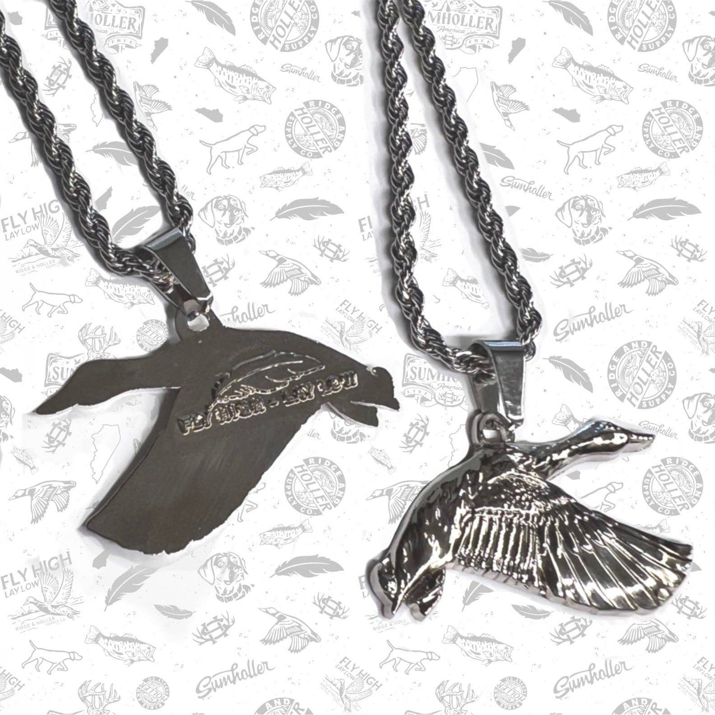 Mallard- Stainless Steel Necklace and Pendant