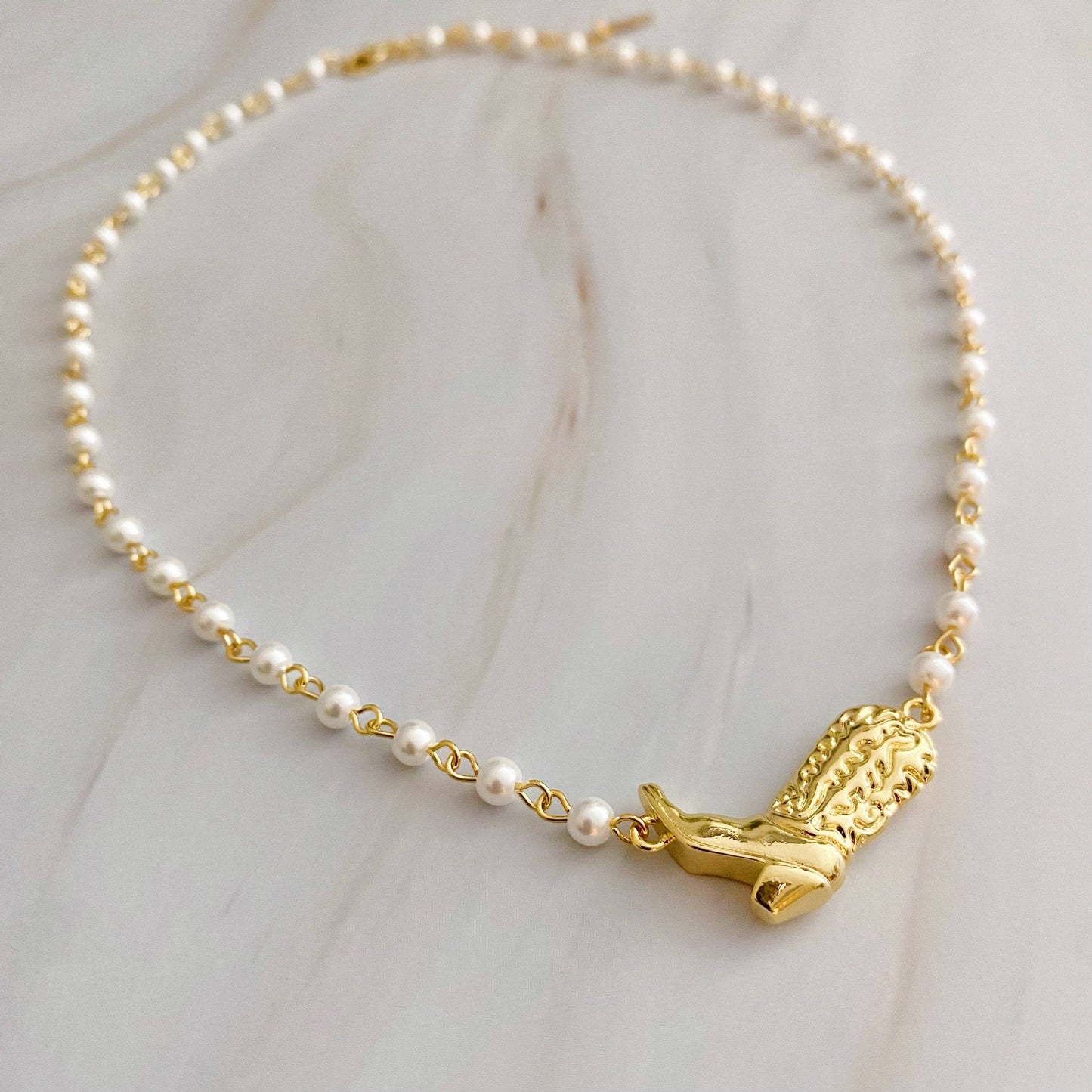 Roughrider Pearl Necklace