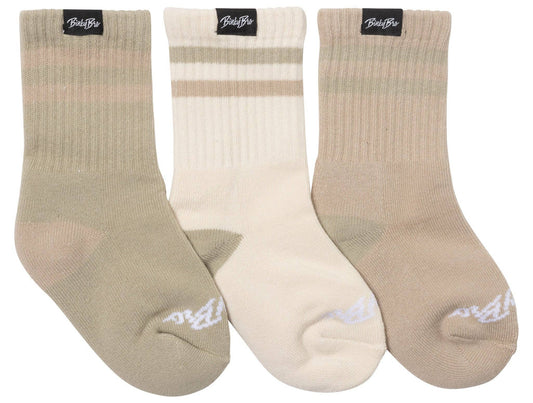 Kids Socks 3-Pack Beige