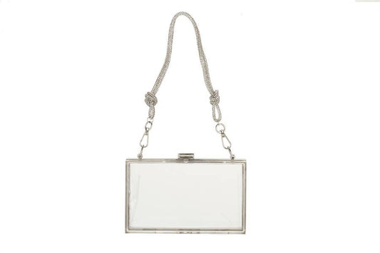 Clear Box Clutch Handbag