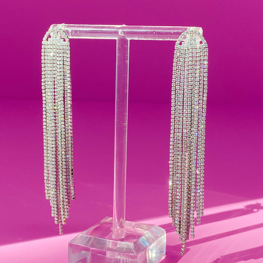 Blind Me Long Shine Earrings