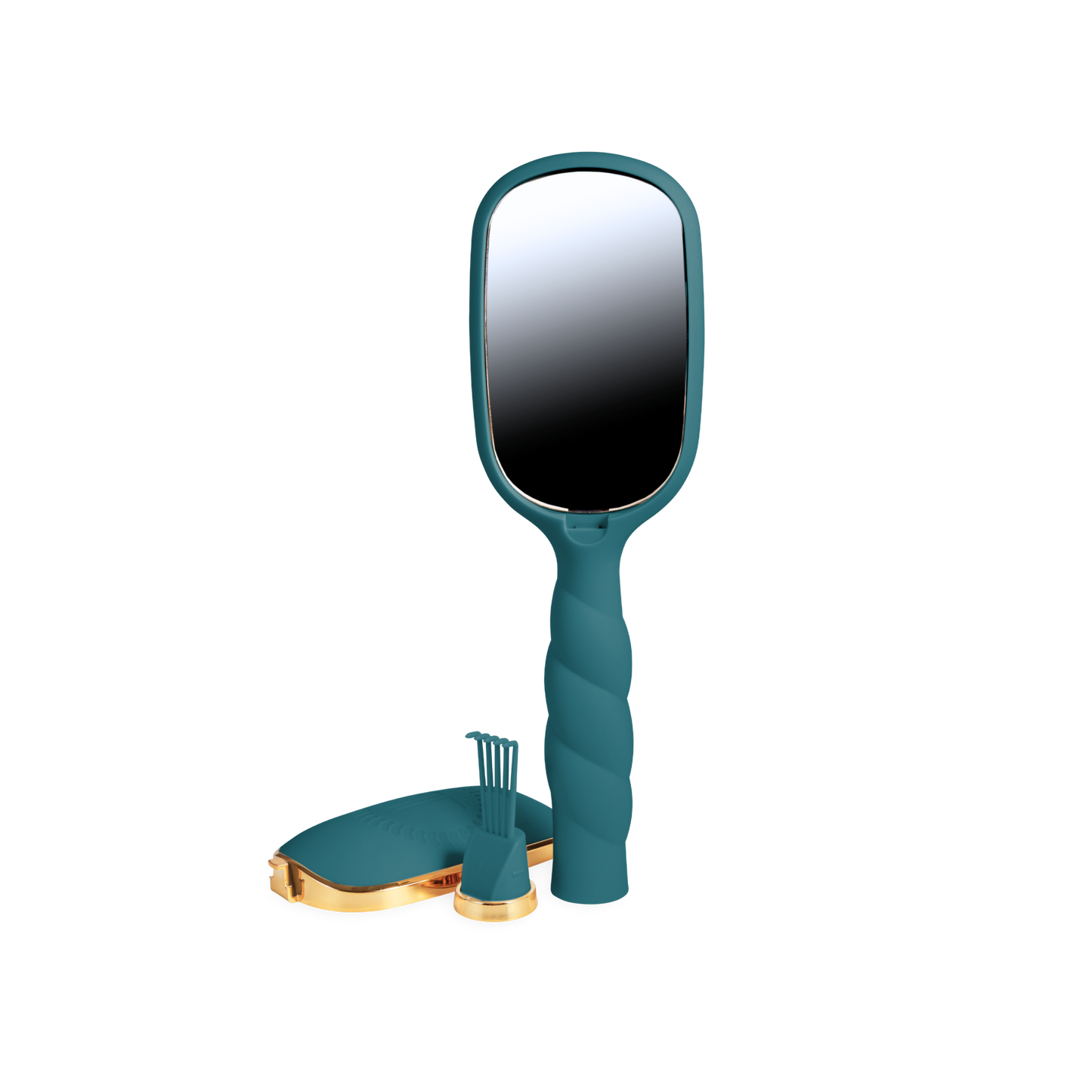 Detangler Hair Brush for Thick Hair - Teal With It