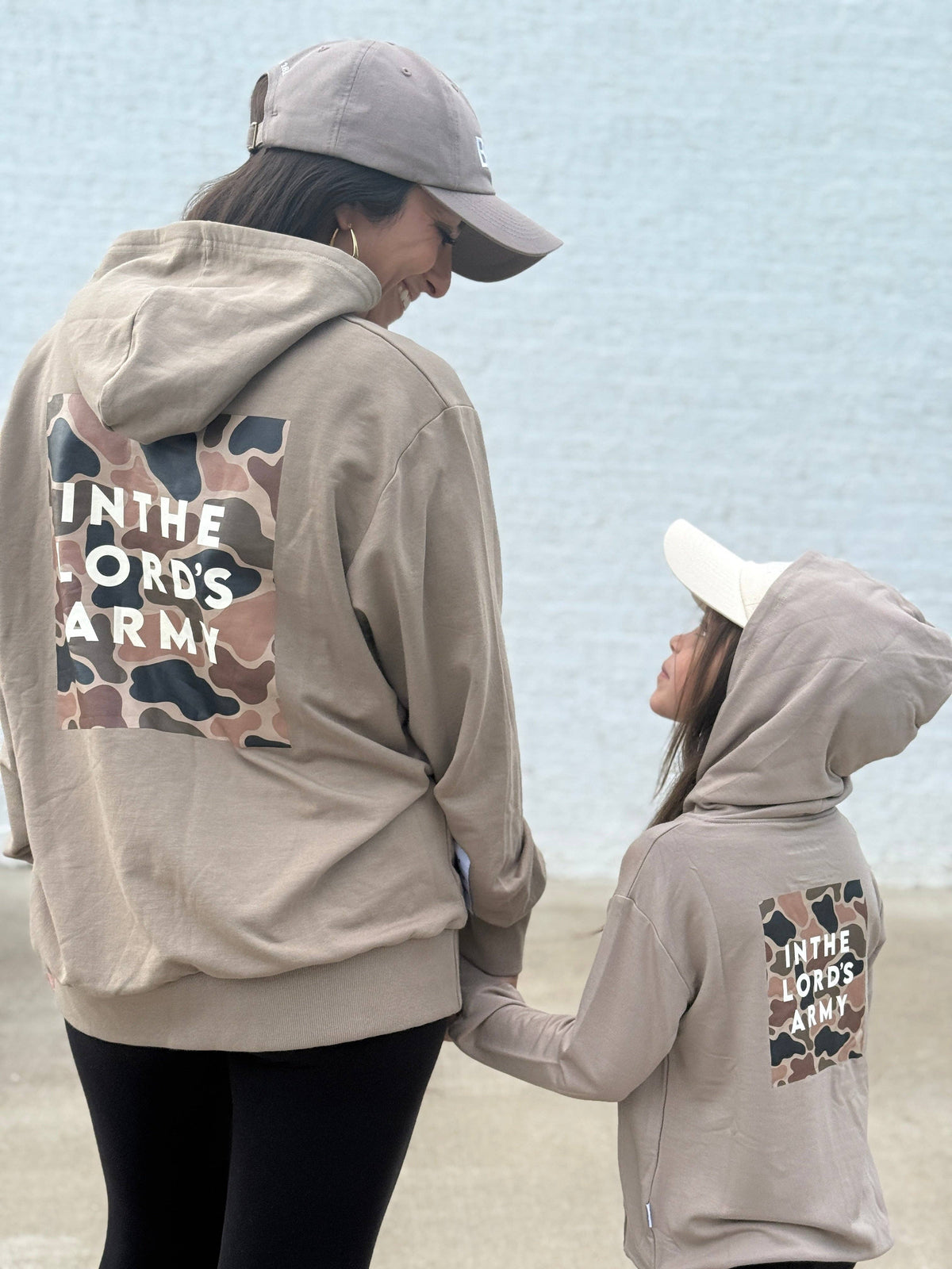 In the Lord's Army Tan Adult Hoodie