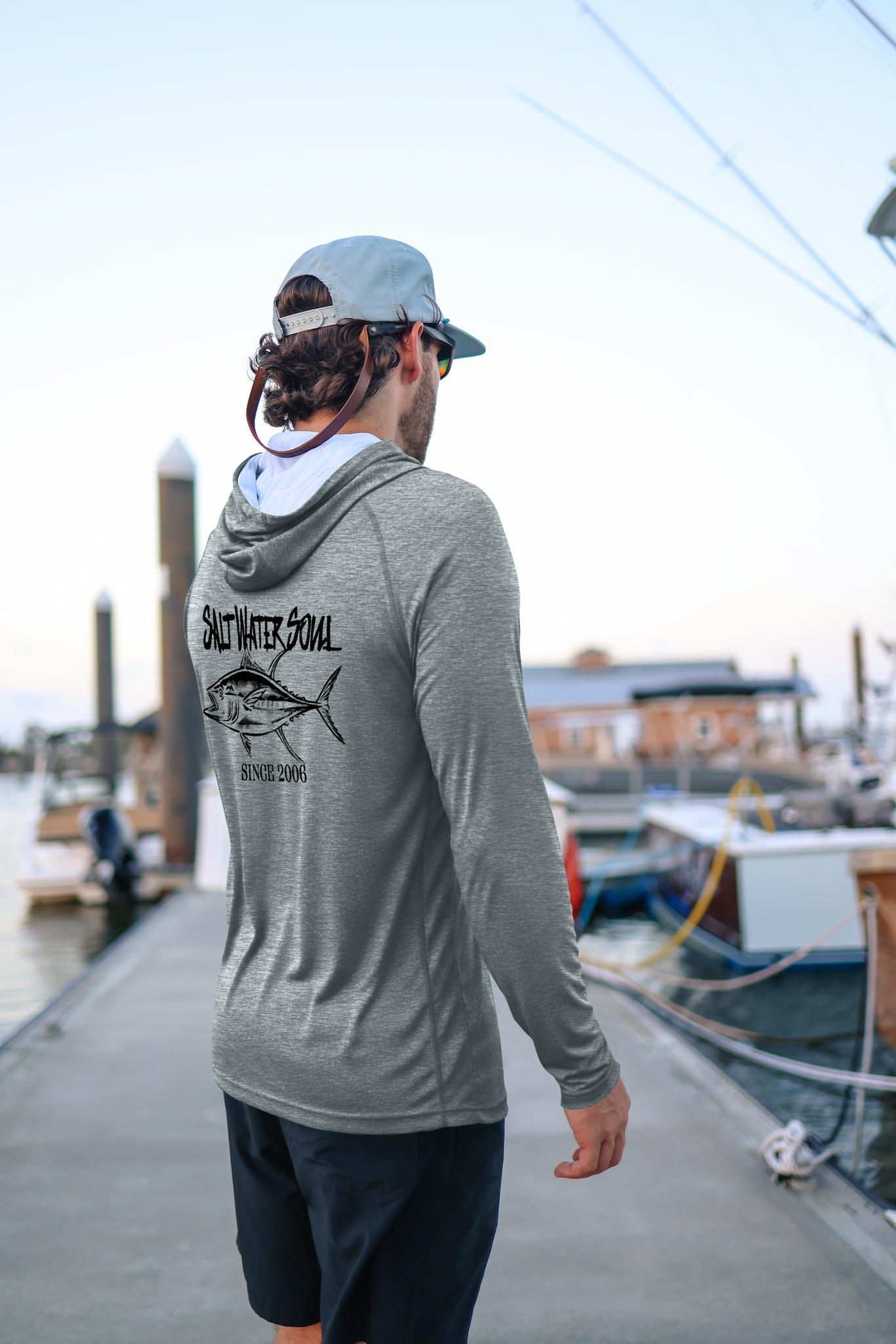 Gray - Tuna Classic Performance Hoodie