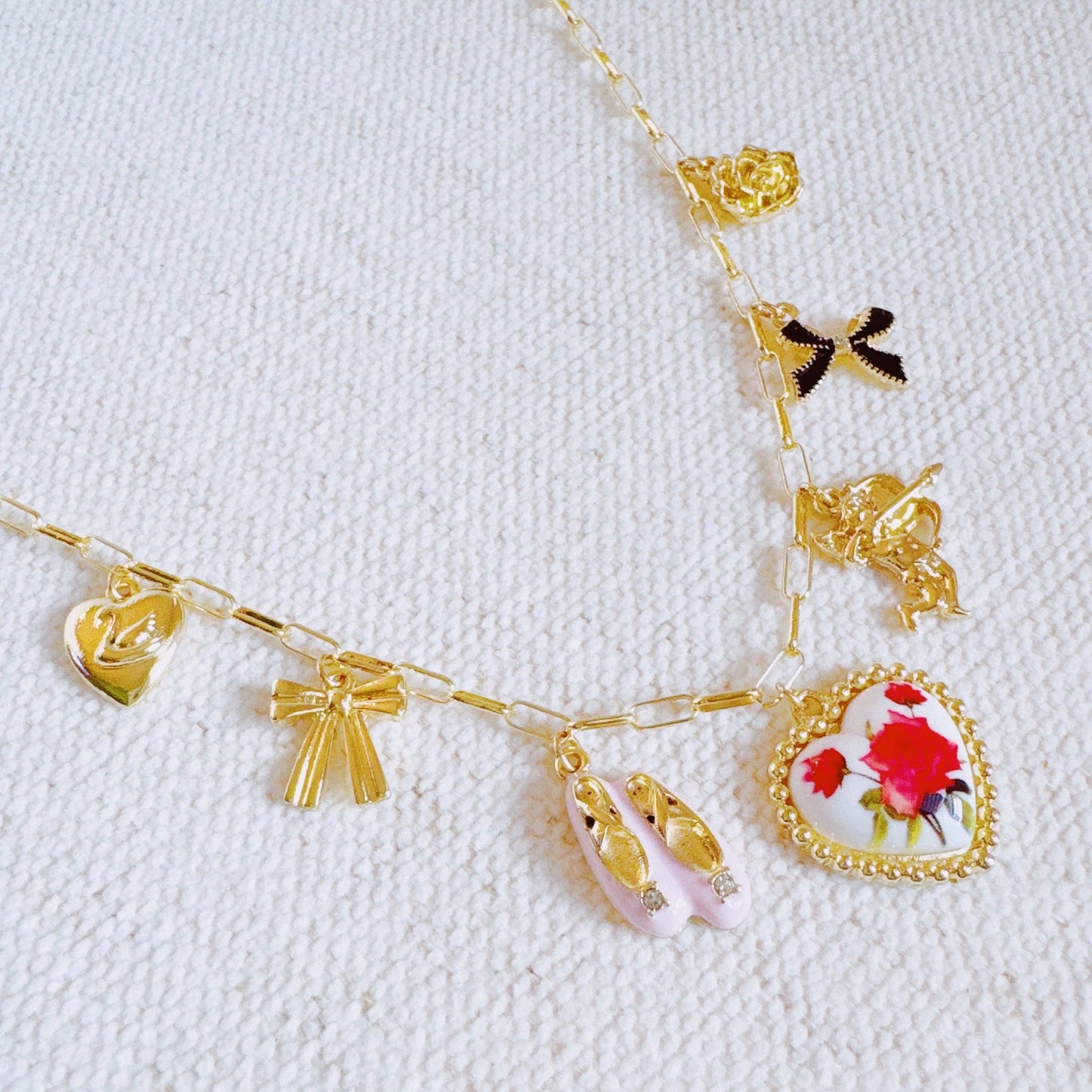Ballet Garden Charm Necklace