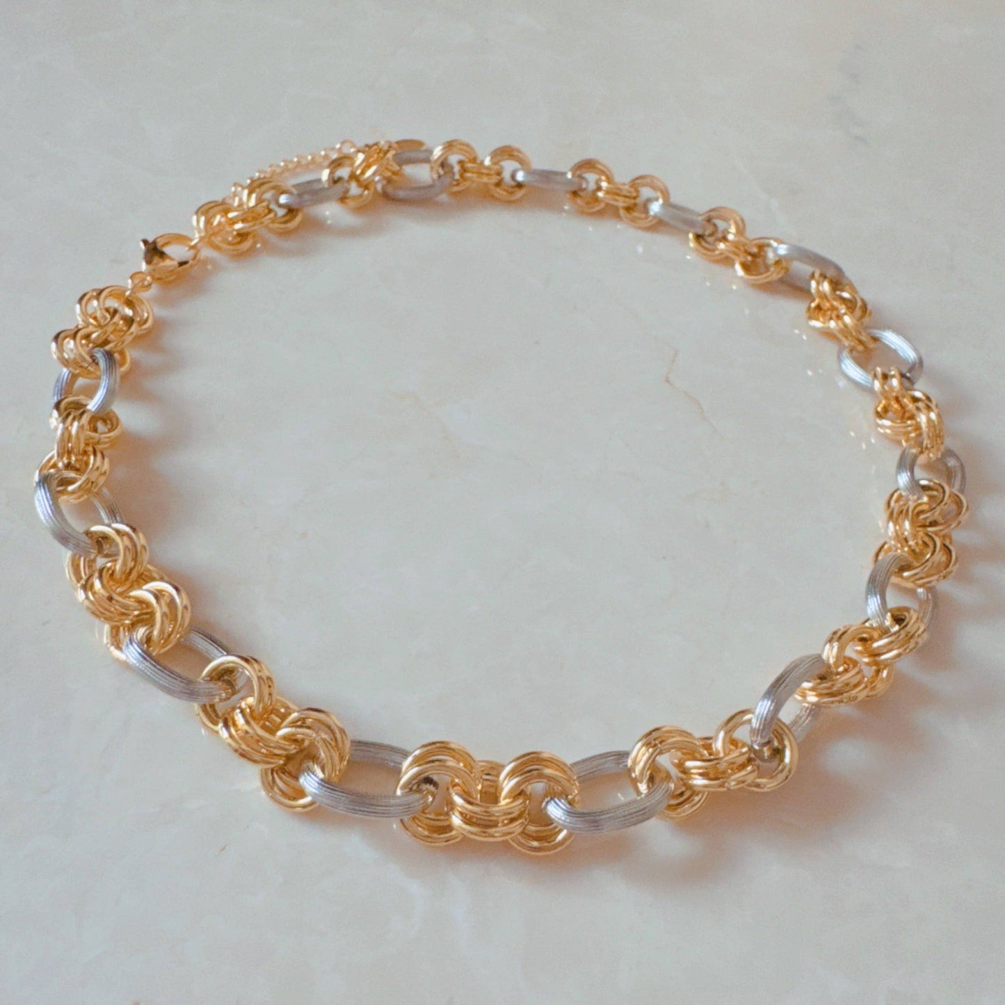 Two Tone Chain Necklace