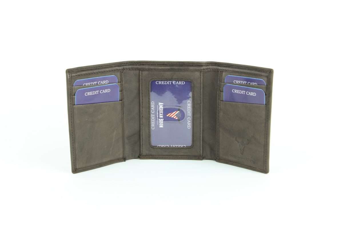 American Bison Trifold Wallet