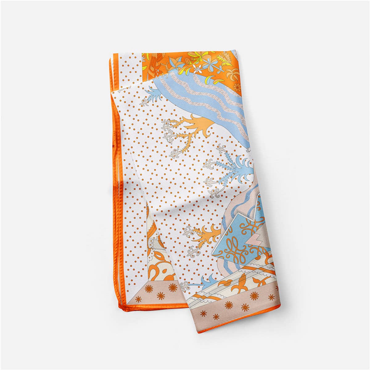 Silk Feel Square Scarf