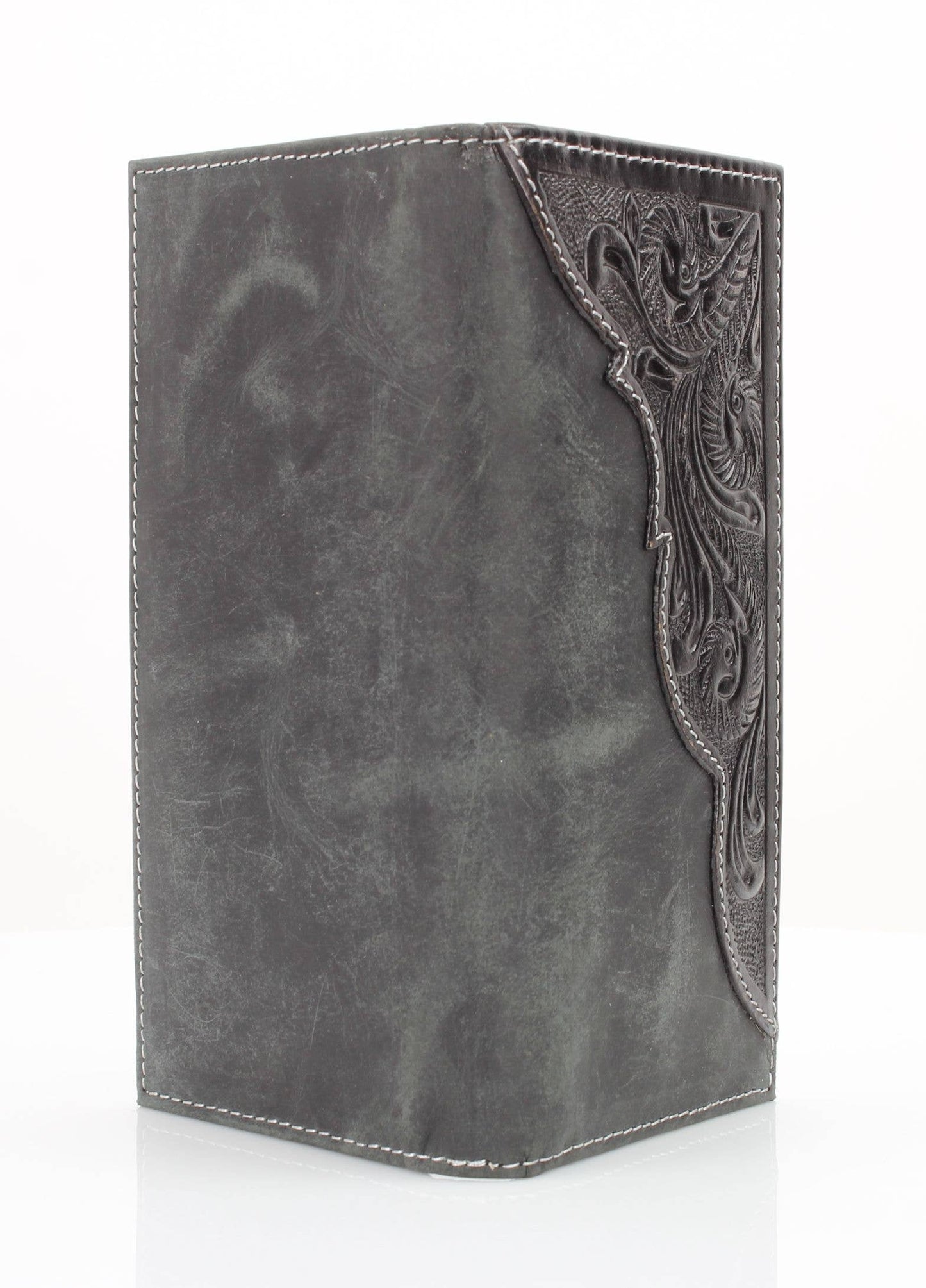 Tooled Leather Accent Rodeo Wallet