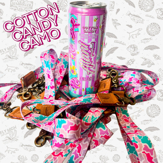 Fly High Lay Low COTTON CANDY Camo Wrist Lanyard
