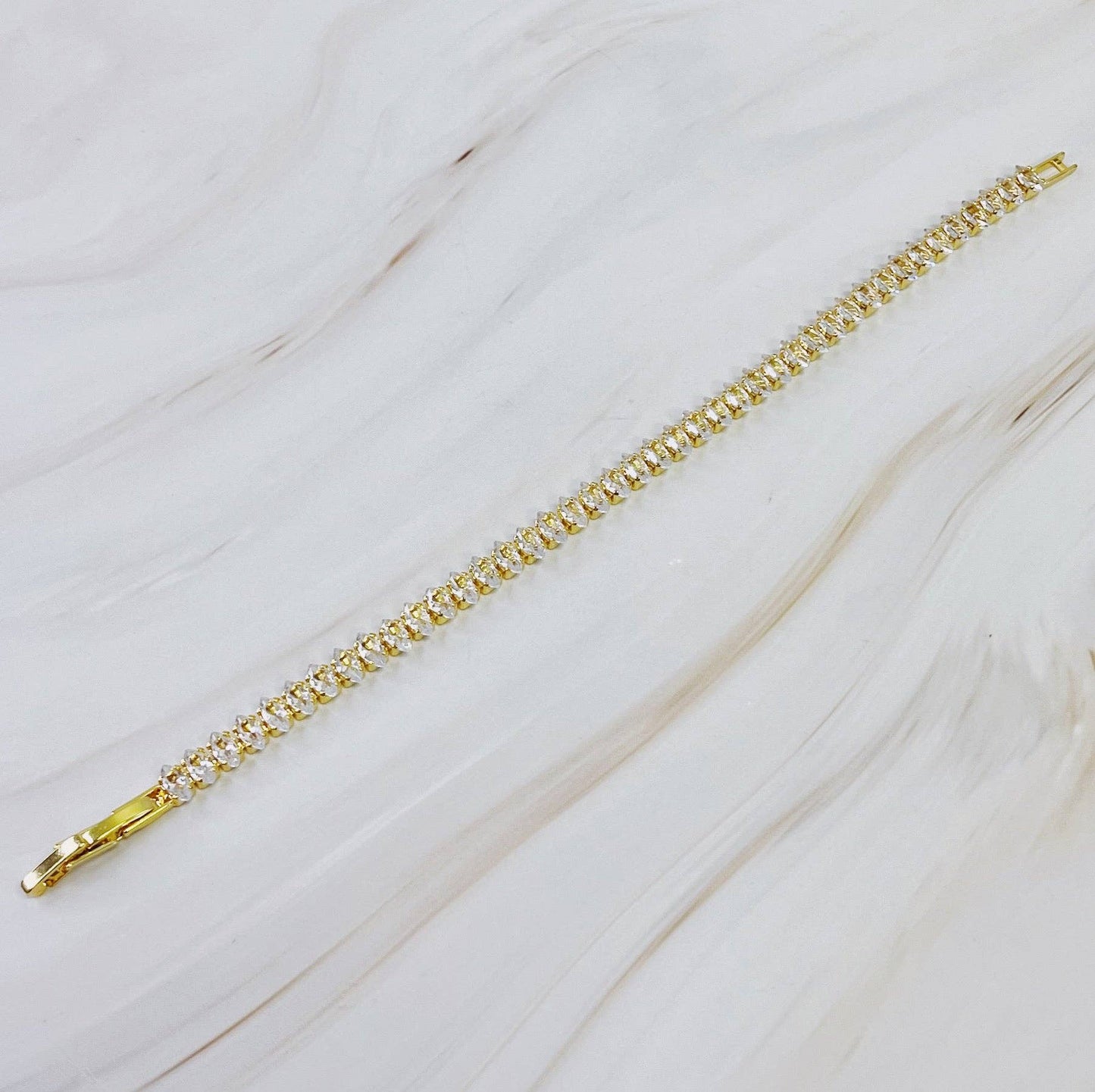 Marquise Cut Tennis Bracelet