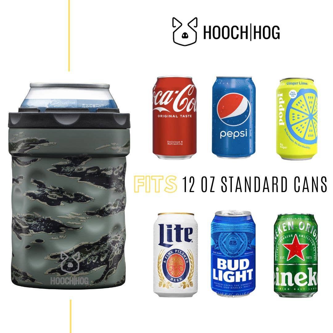 The Shorty Can Cooler [Green Camouflage]