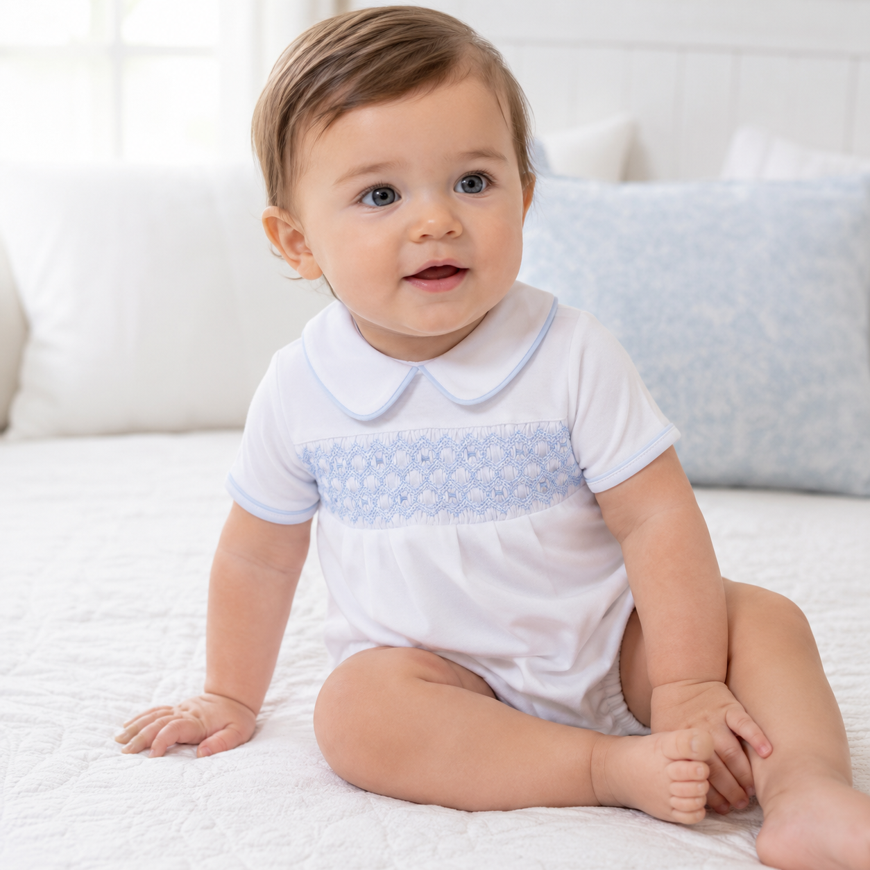 Charlie Smocked Bubble