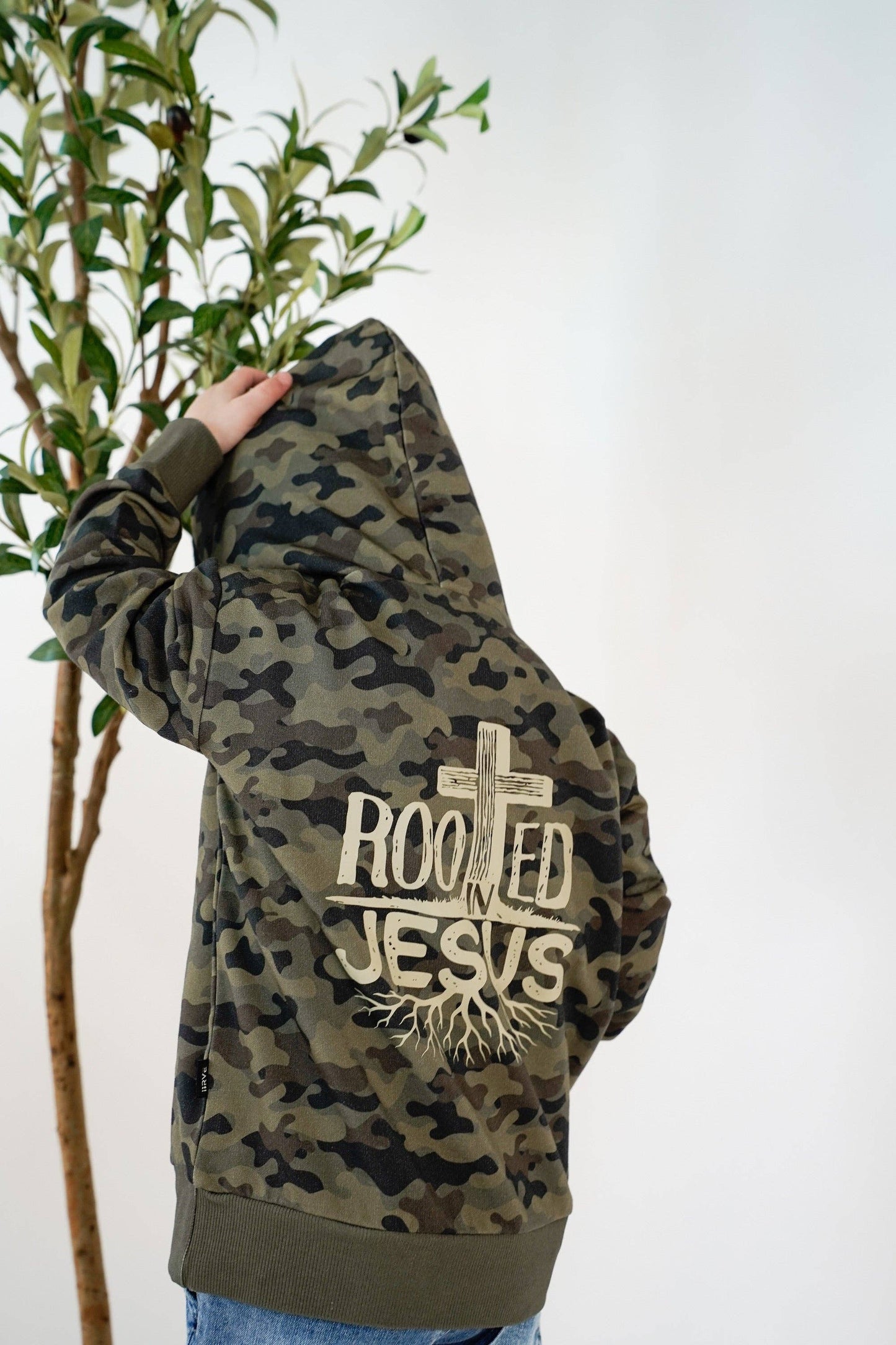 Rooted In Jesus Kids Hoodie