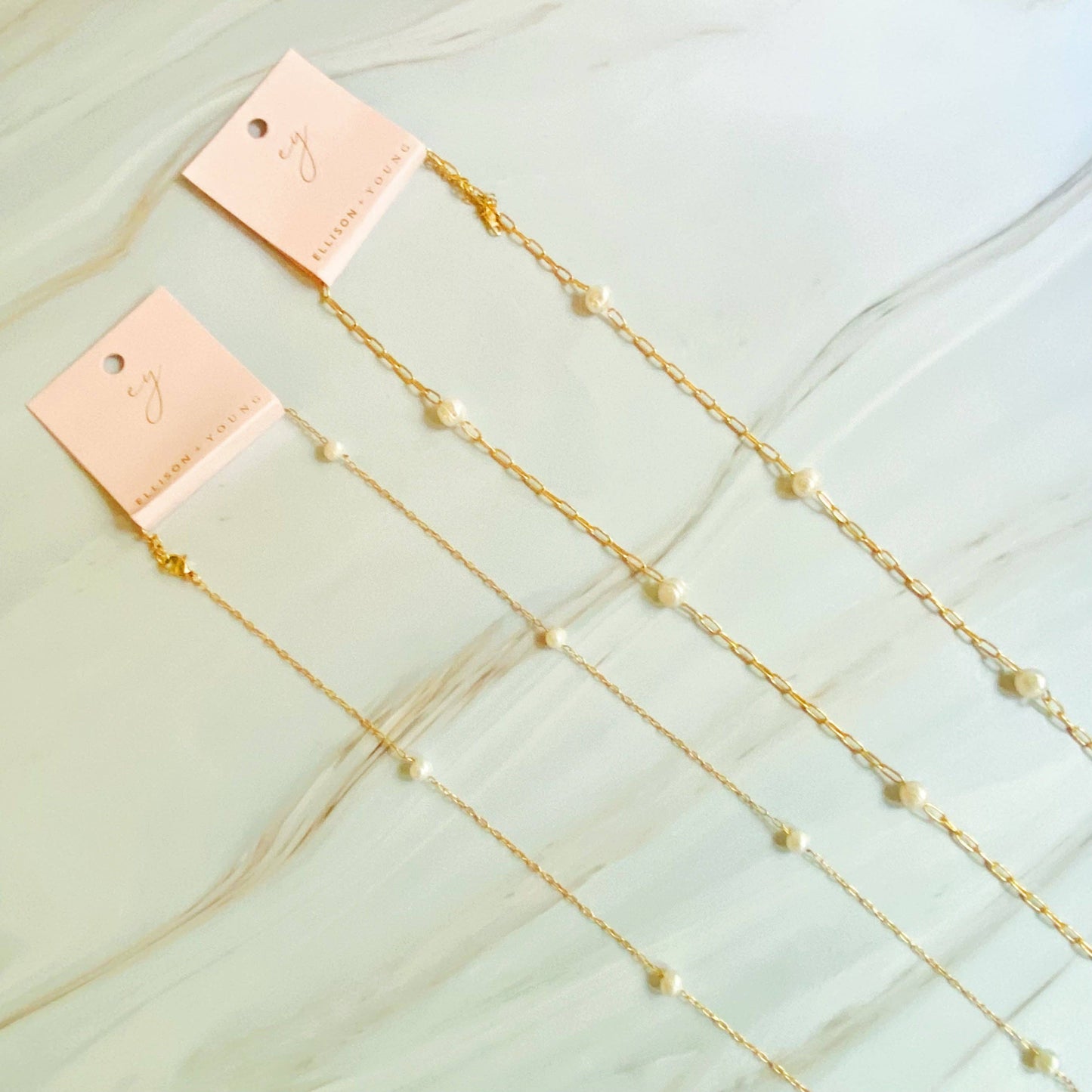 Freshwater Pearl Long Chain Necklace